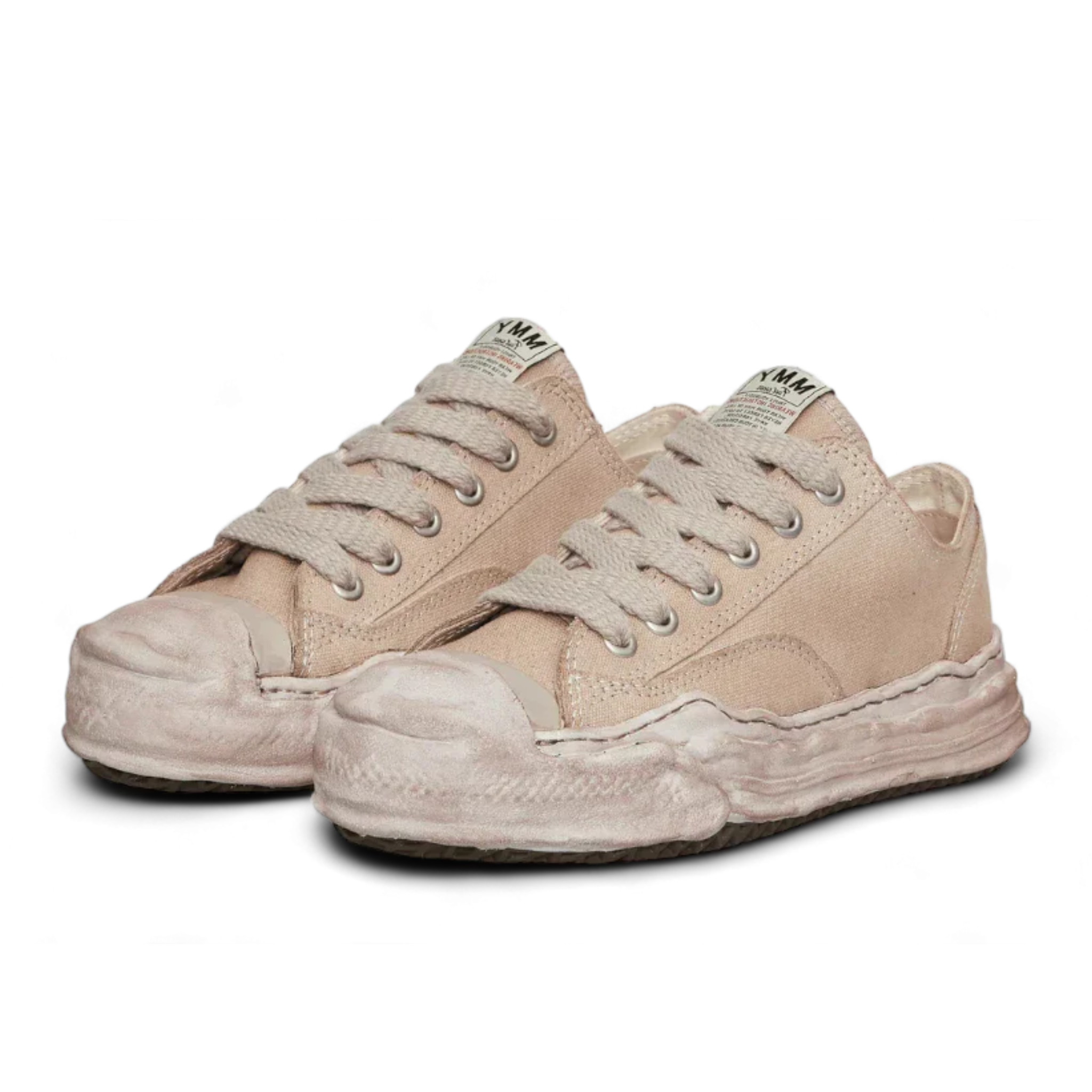Maison Mihara Hank OG Sole Over-Dyed Canvas Low Brown