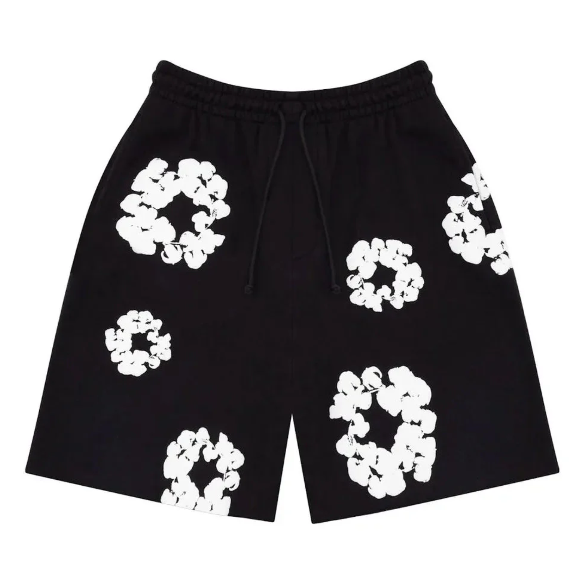 パンツ Denim Tears / Cotton Wreath Shorts Denim Tears The Cotton Wreath Shorts Black - Pełna