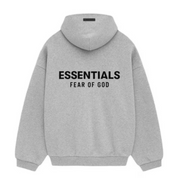 Fear of God Essentials Fleece Hoodie Light Heather Gray (FW24)