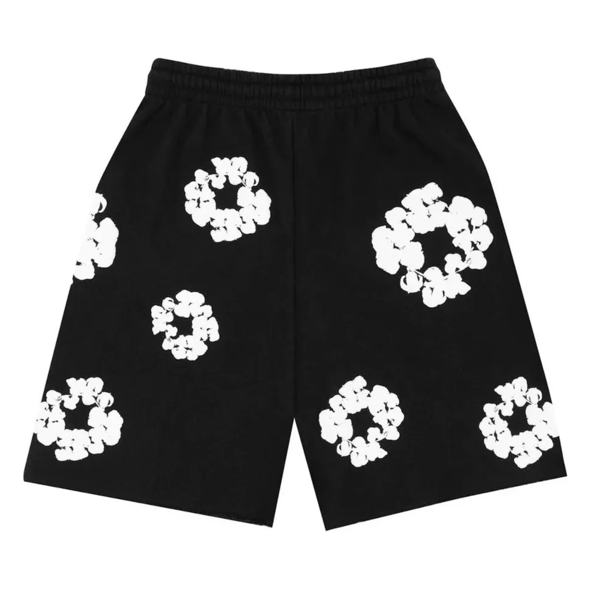 Denim Tears The Cotton Wreath Shorts Black