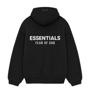 Fear of God Essentials Fleece Hoodie Black (FW24)