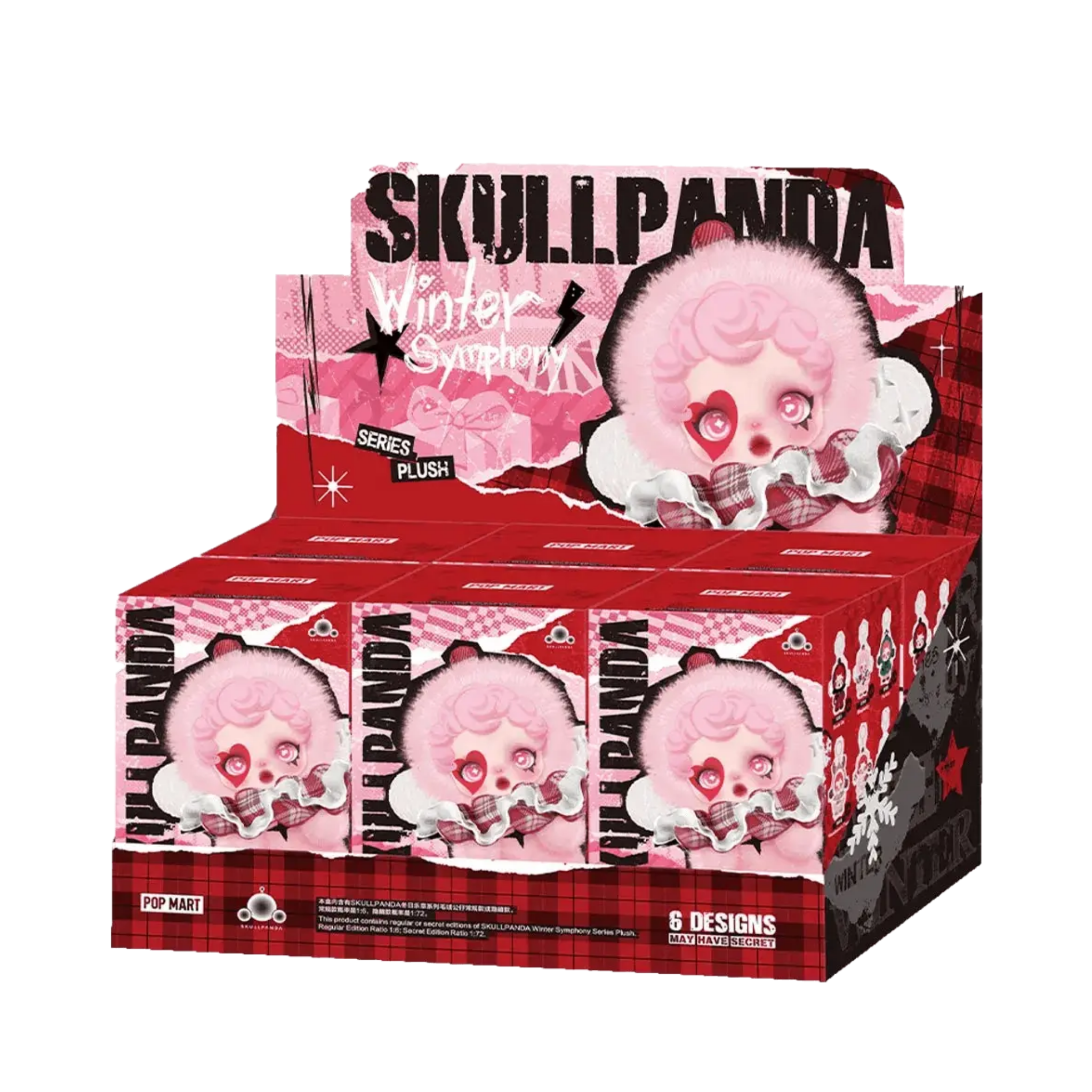 Pop Mart SkullPanda Winter Symphony Series Sealed Case (Zestaw 6
