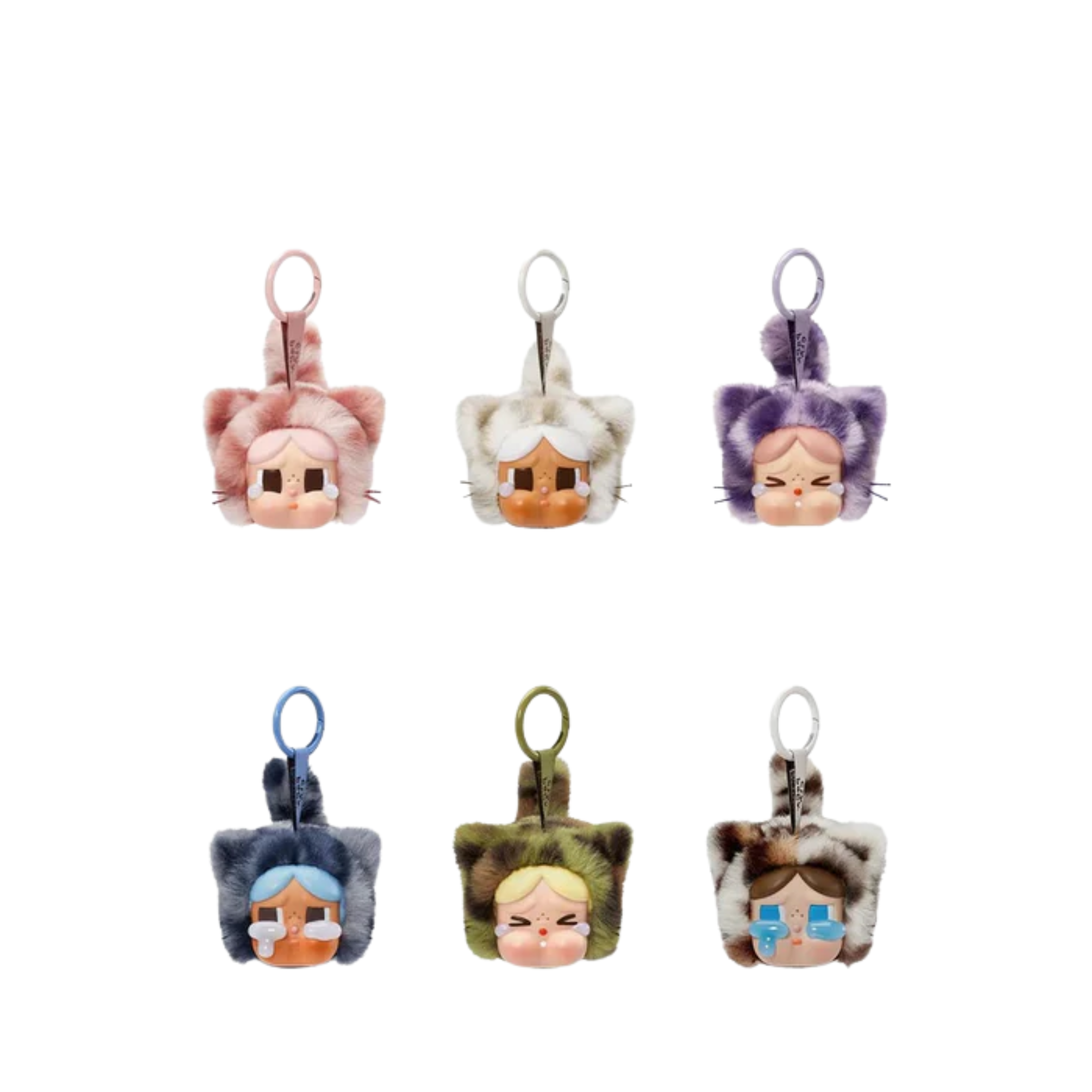 Pop Mart Crybaby Wild but Cutie Series Vinyl Plush Pendant Sealed Case (Zestaw 6 szt.)