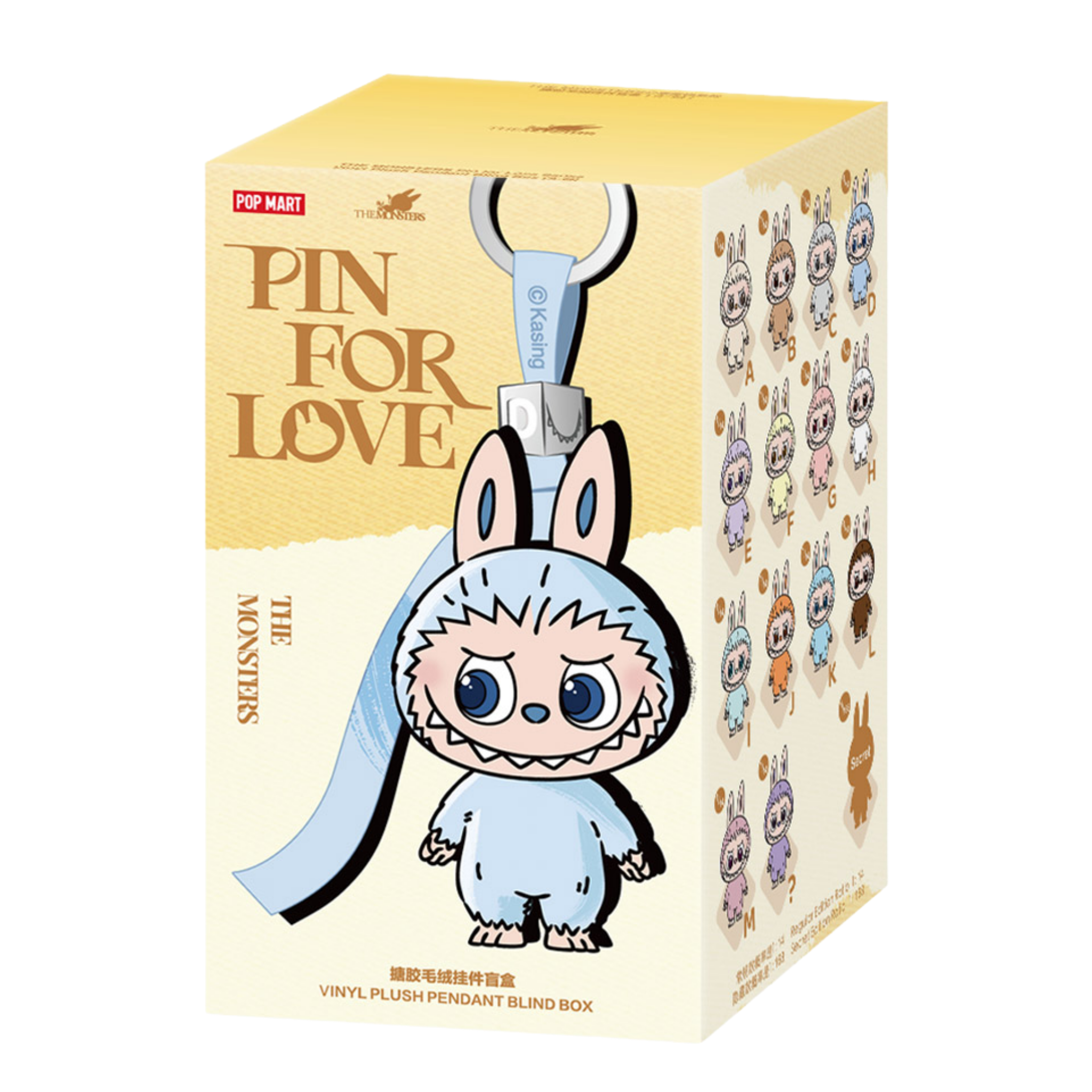 THE MONSTER PIN FOR LOVE （A-M）✖️macaron Labubu Pin For Love (Brelok 10,5cm) (A-M) – LABUBU SKLEP