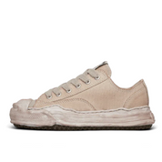 Maison Mihara Hank OG Sole Over-Dyed Canvas Low Brown