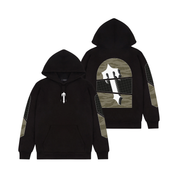 Trapstar Art Of War Camo Hoodie Black