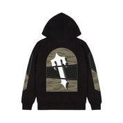 Trapstar Art Of War Camo Hoodie Black