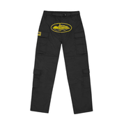 Corteiz Yella Guerillaz Cargos Black Yellow