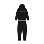 Trapstar Decoded Camo Hooded Tracksuit Blackout Edition