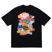 Syna World Sticker Tee Black