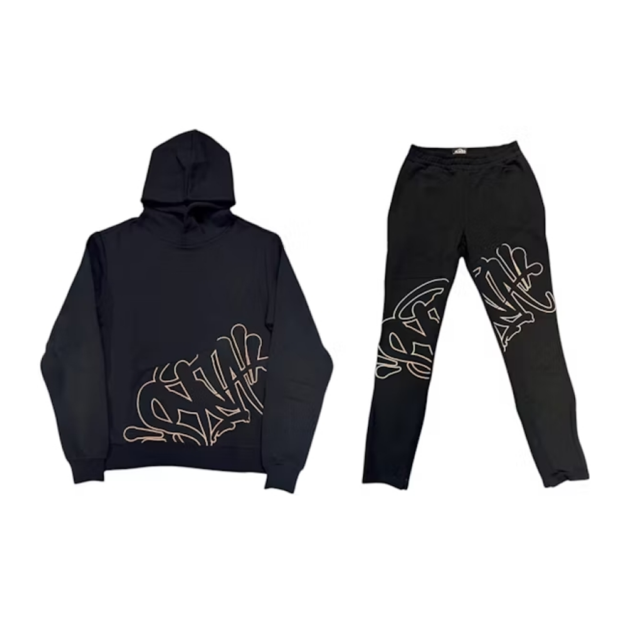 Syna World Central Cee Slice Tracksuit Black Golden Rose - Pełna