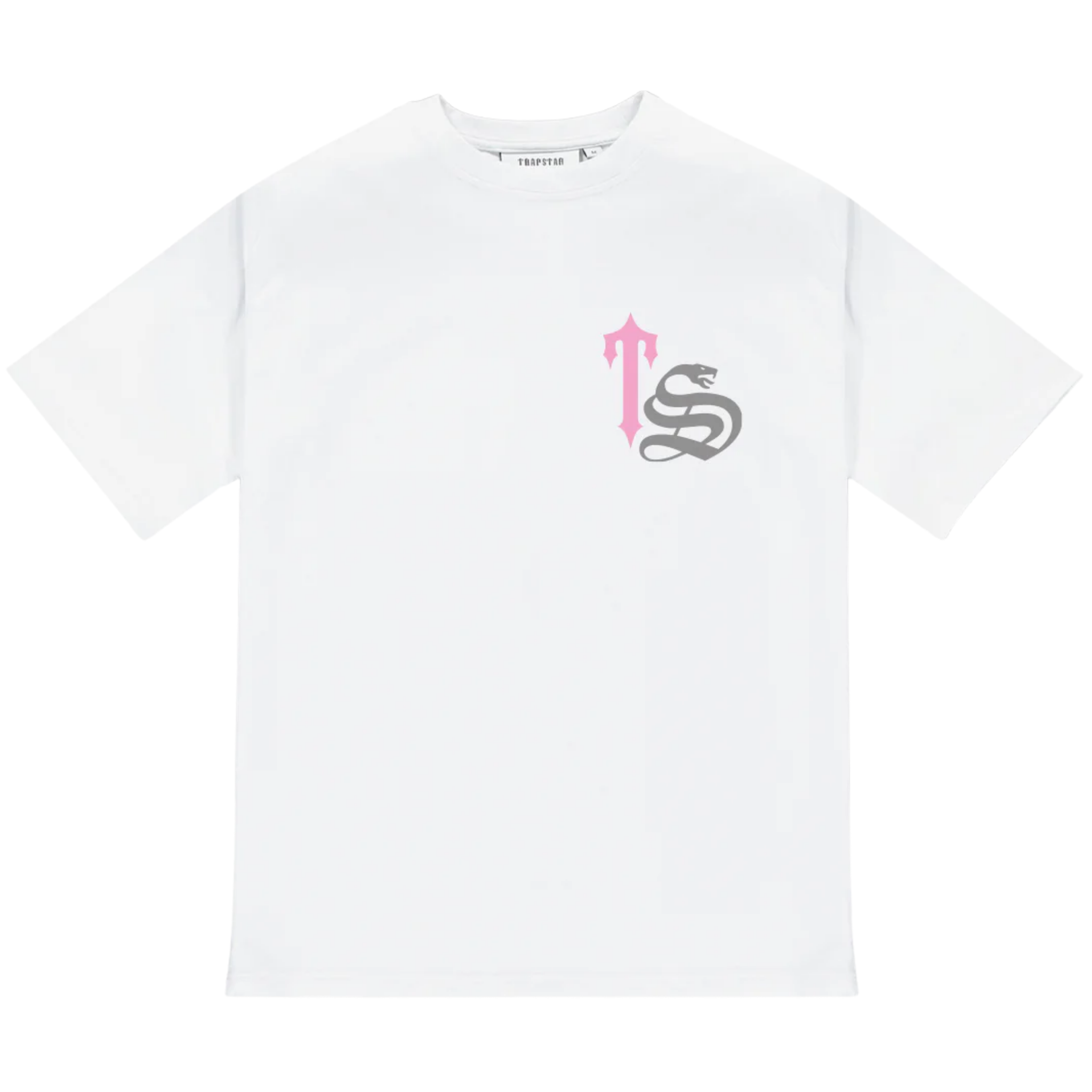 Trapstar TS Script Tee White Pink