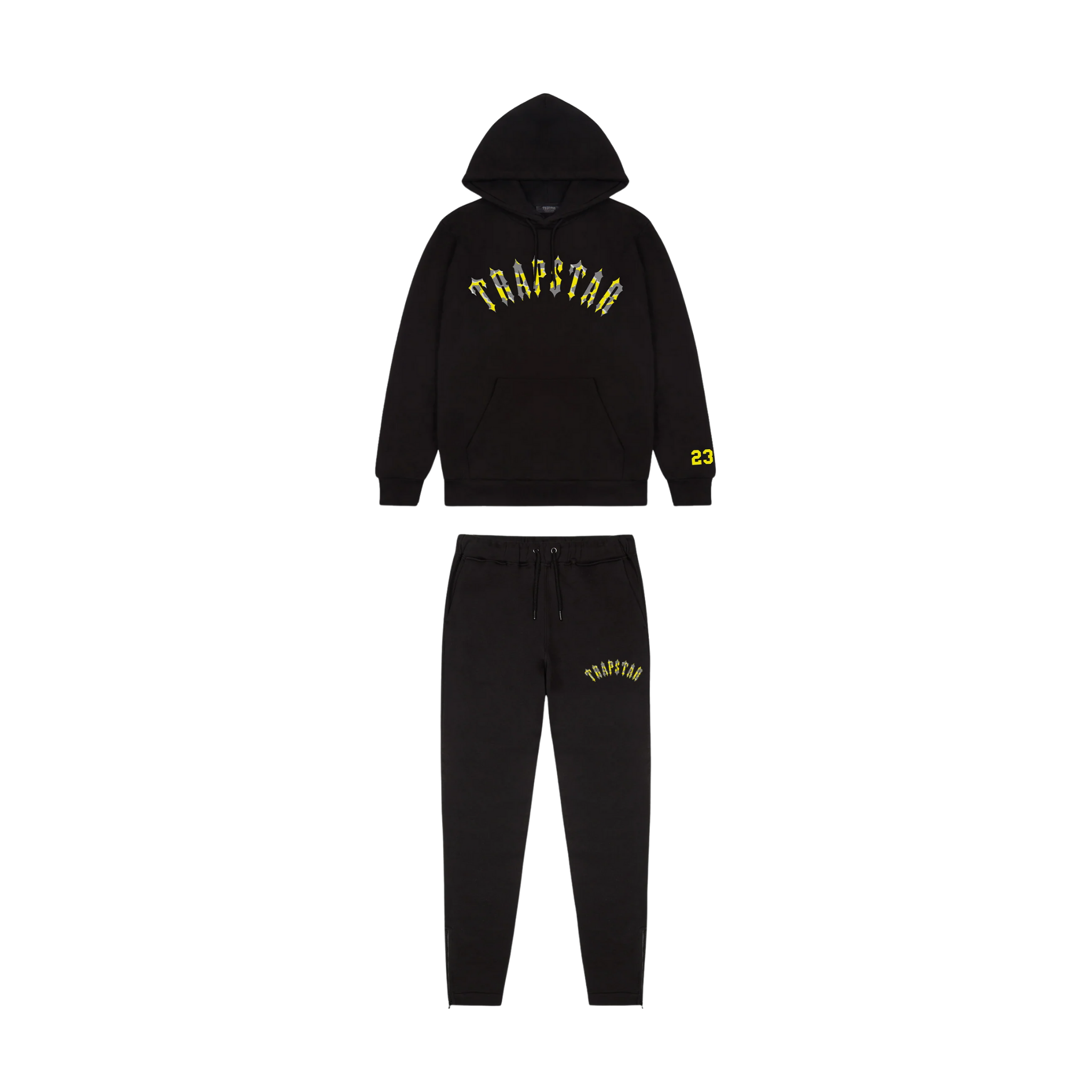 Trapstar x Central Cee Arch 23 Hoodie Tracksuit Black - Pełna 