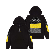 Trapstar x Central Cee Art of War 23 Paisley Hoodie Black