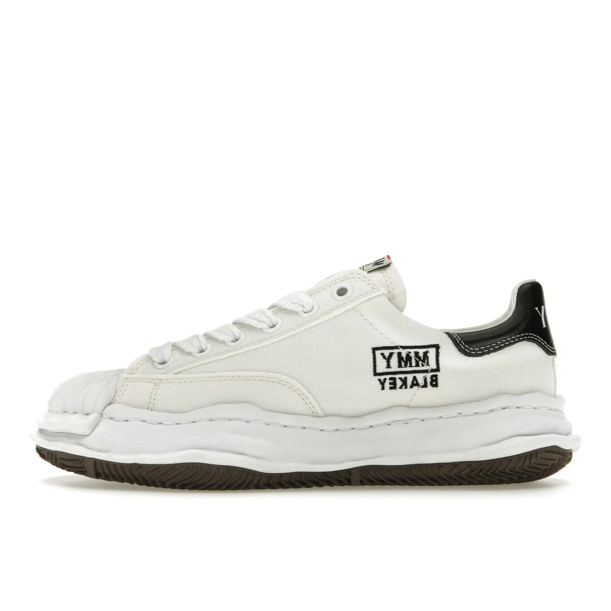 Maison Mihara Yasuhiro Blakey OG Sole Canvas Low White - A08FW735