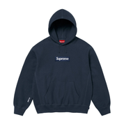 Supreme Box Logo Hooded Sweatshirt Navy (FW25)