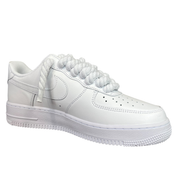 Nike Air Force 1 White Rope Laces White