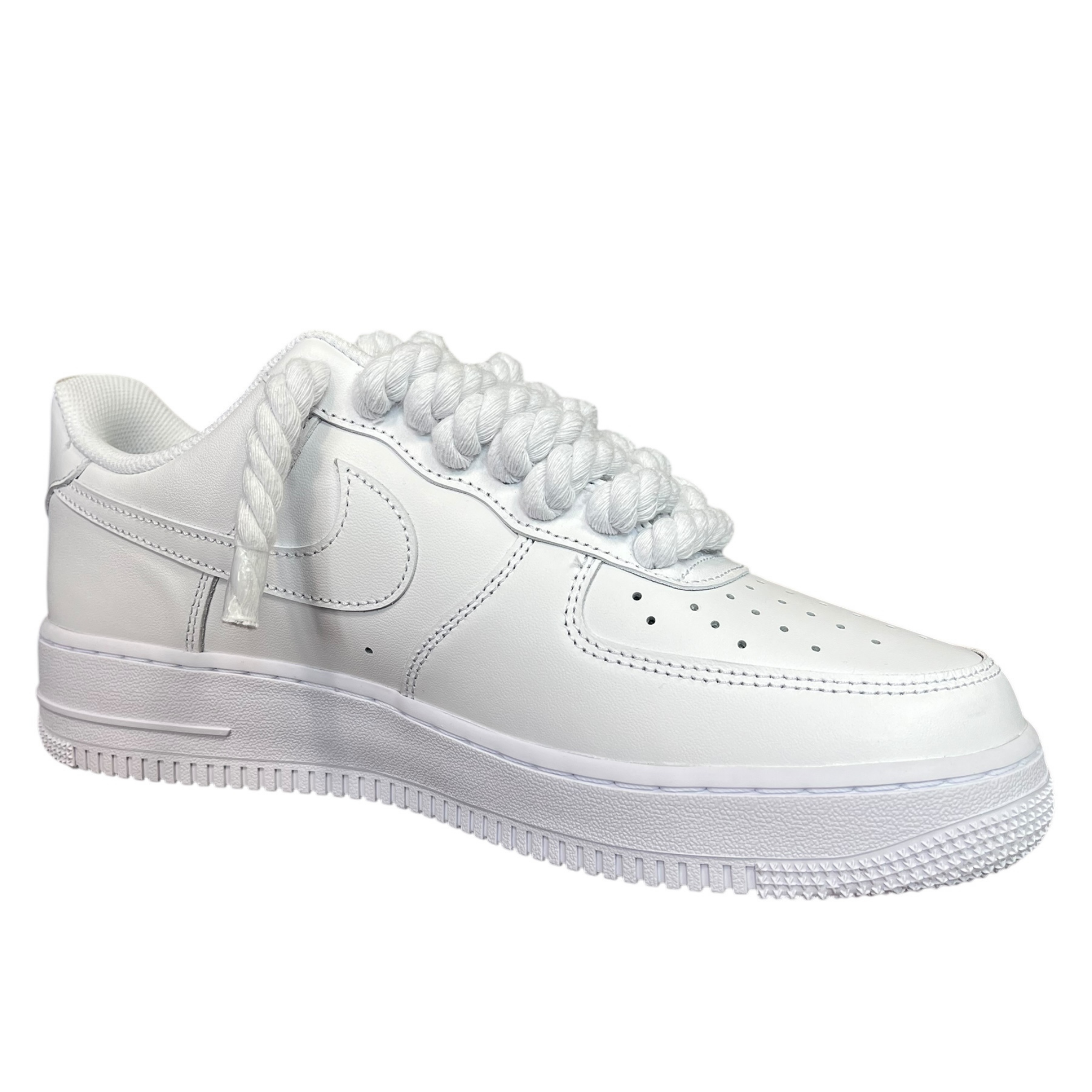 Nike Air Force 1 White Rope Laces White