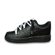 Nike Air Force 1 Black Double Rope Laces Black/White