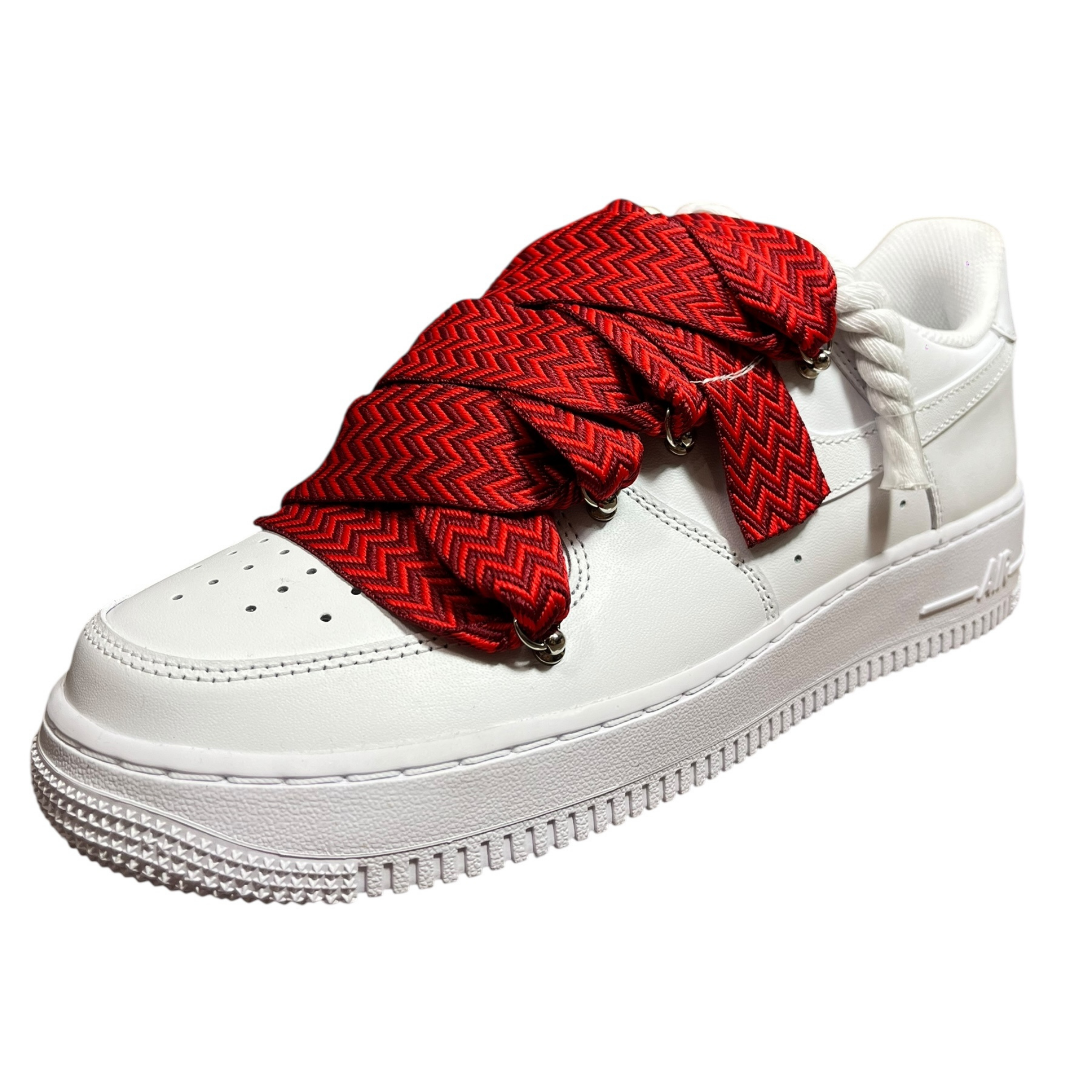 Nike Air Force 1 Double Rope Laces Lanvin Red