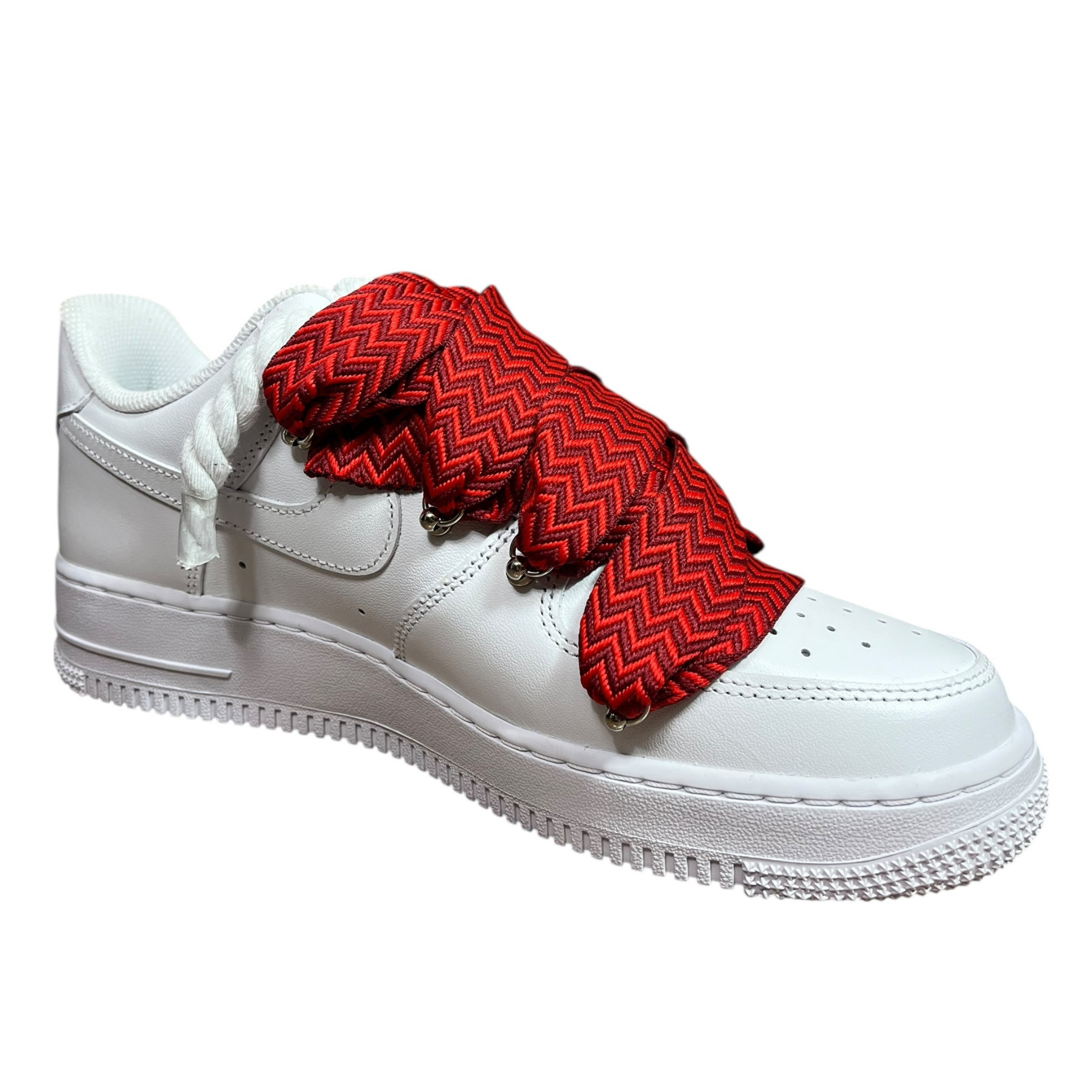 Nike Air Force 1 Double Rope Laces Lanvin Red