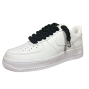Nike Air Force 1 White Rope Laces Black