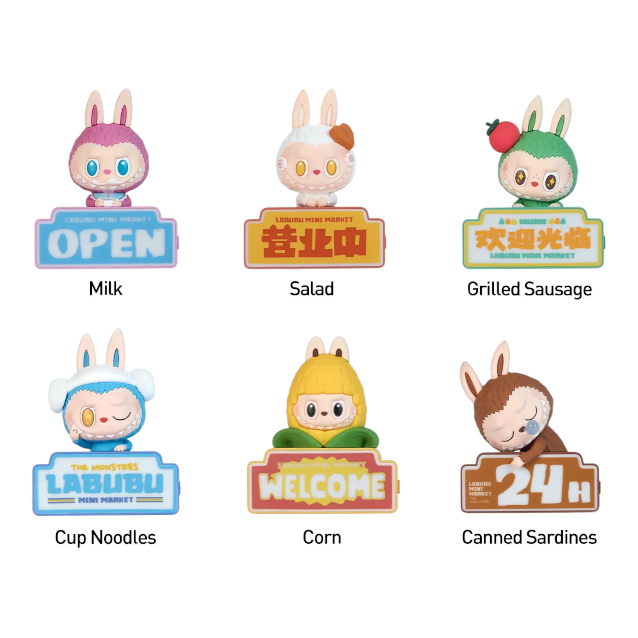 POP MART THE MONSTERS Wacky Mart　シークレット Pop Mart Labubu The Monsters Wacky Mart Series Fridge Magnet
