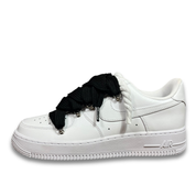 Nike Air Force 1 White Double Rope Laces White/Black