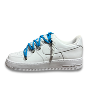 Nike Air Force 1 White Double Rope Laces White/Blue