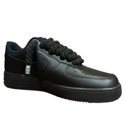 Nike Air Force 1 Black Rope Laces Black