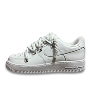 Nike Air Force 1 White Double Rope Laces White/White