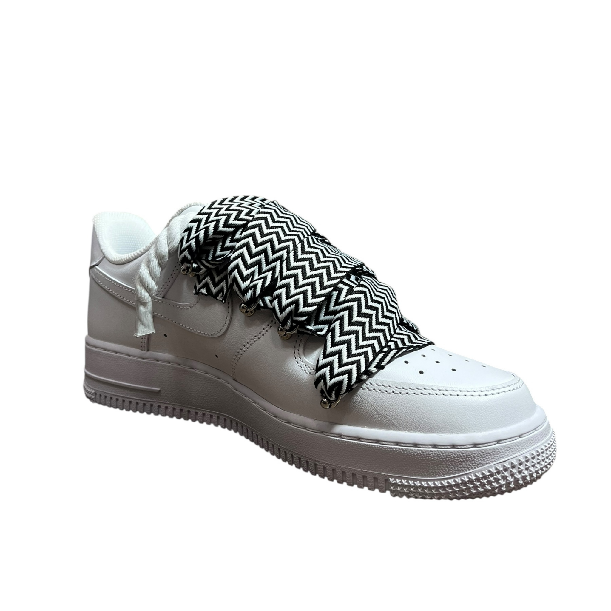 Nike Air Force 1 Double Rope Laces Lanvin White Black