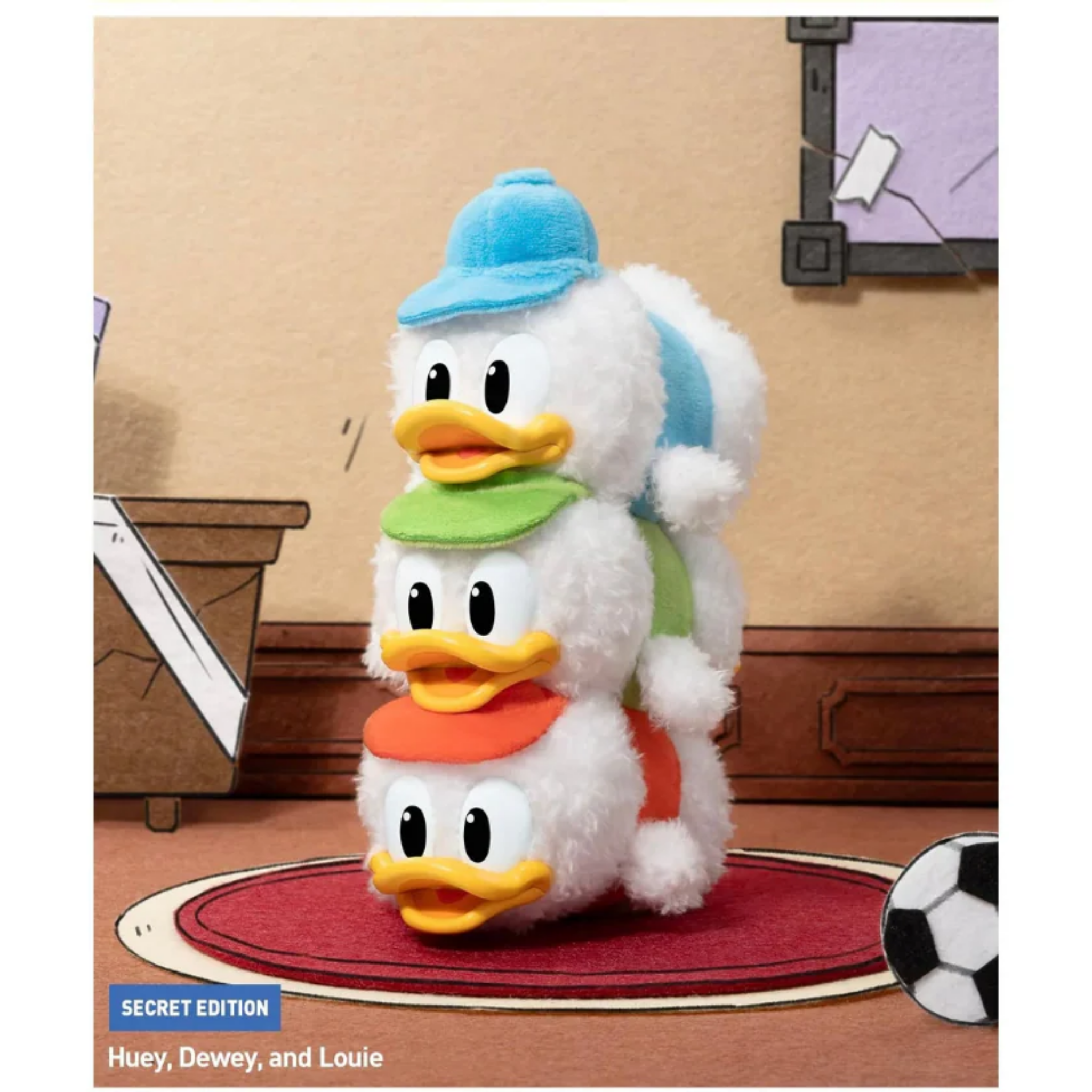Pop Mart Disney Mickey Family Together Series Plush Keychain Sealed Case (BLINDBOX)
