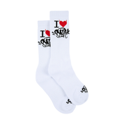 Syna World Central Cee 2PACK Skarpetki I Love Syna White