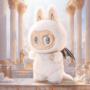 Pop Mart The Monsters Labubu Zimomo Angel in Clouds (Figurka 40cm)