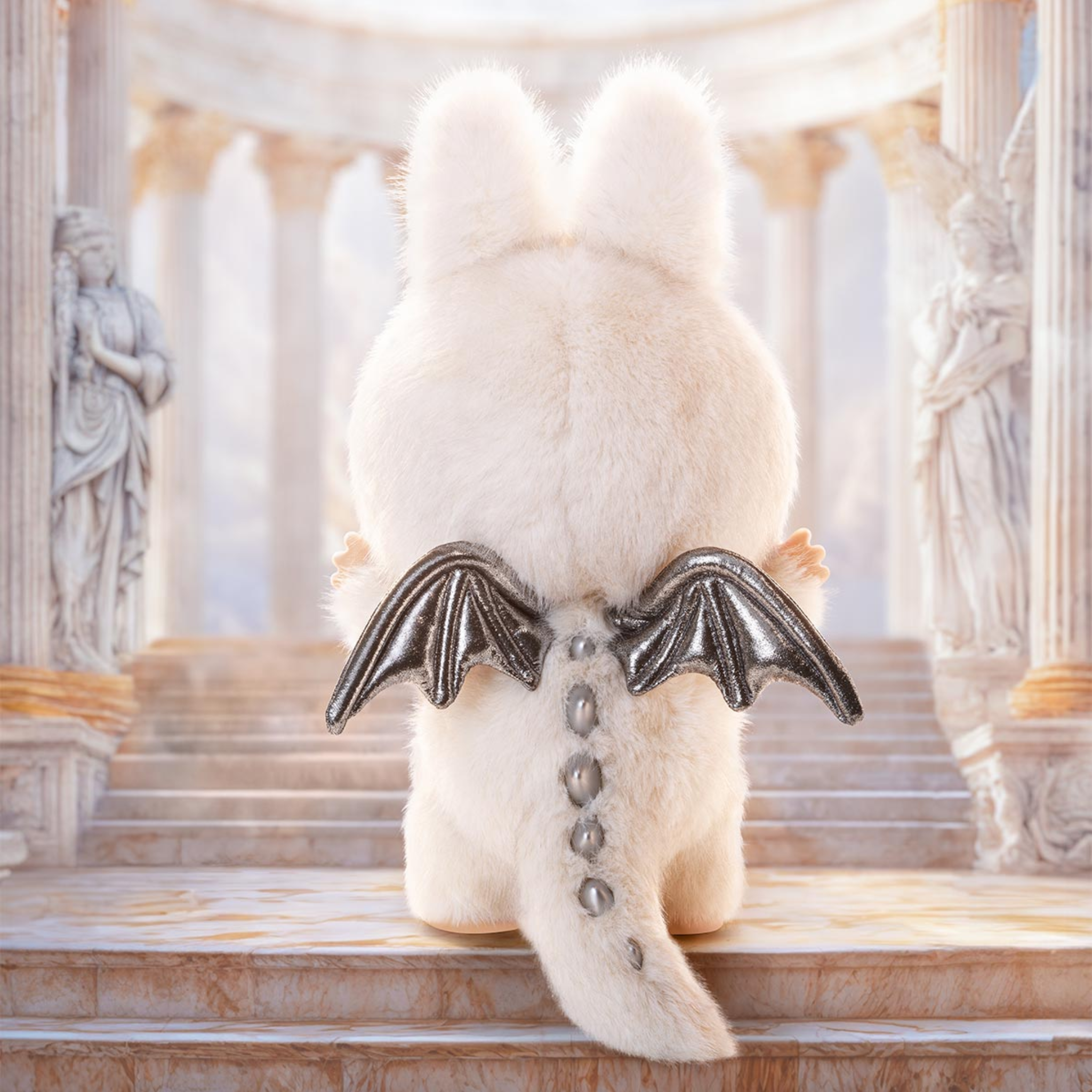 Pop Mart The Monsters Labubu Zimomo Angel in Clouds (Figurka 40cm)