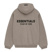 Fear of God Essentials Fleece Hoodie Heather Gray (FW24)