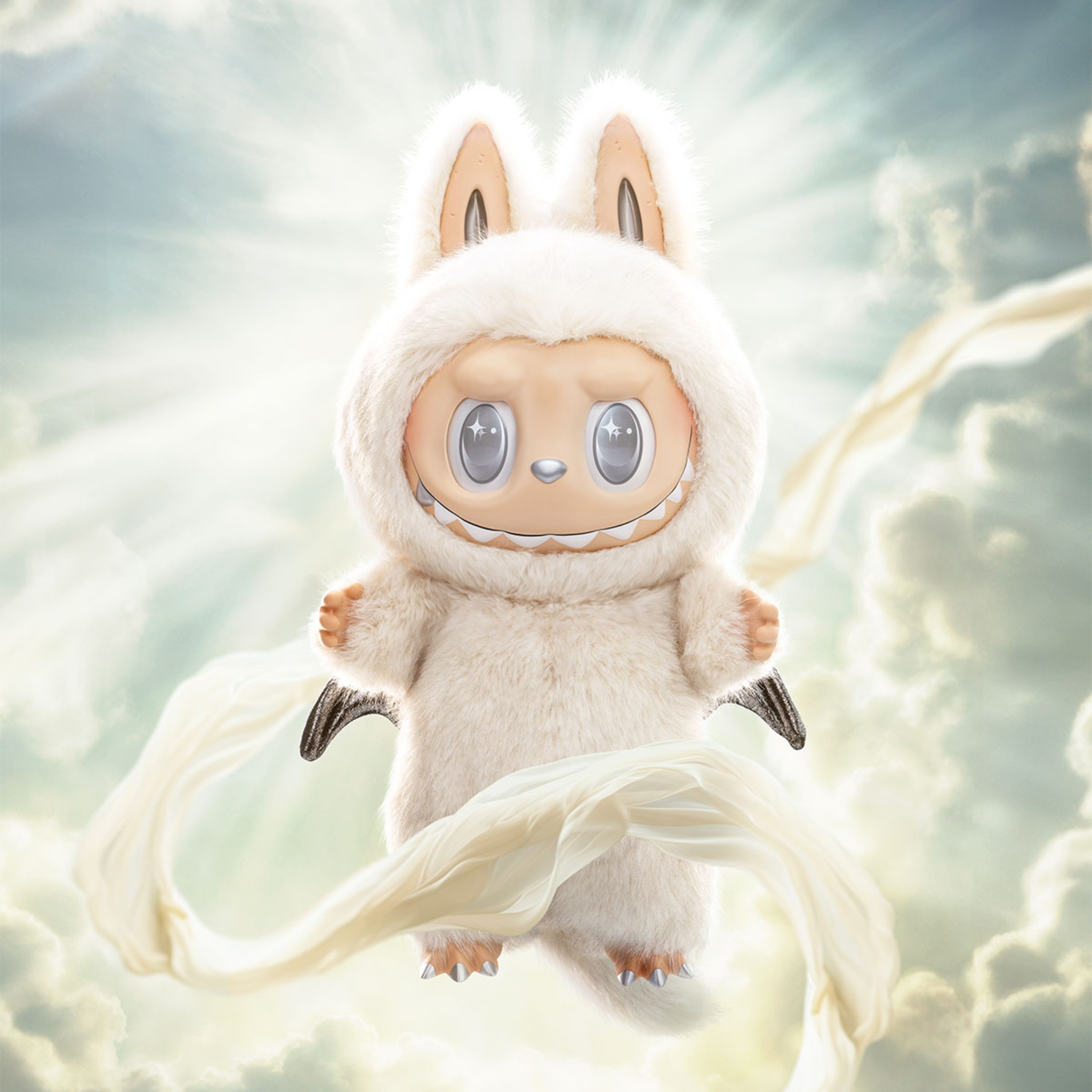 Pop Mart The Monsters Labubu Zimomo Angel in Clouds (Figurka 40cm)