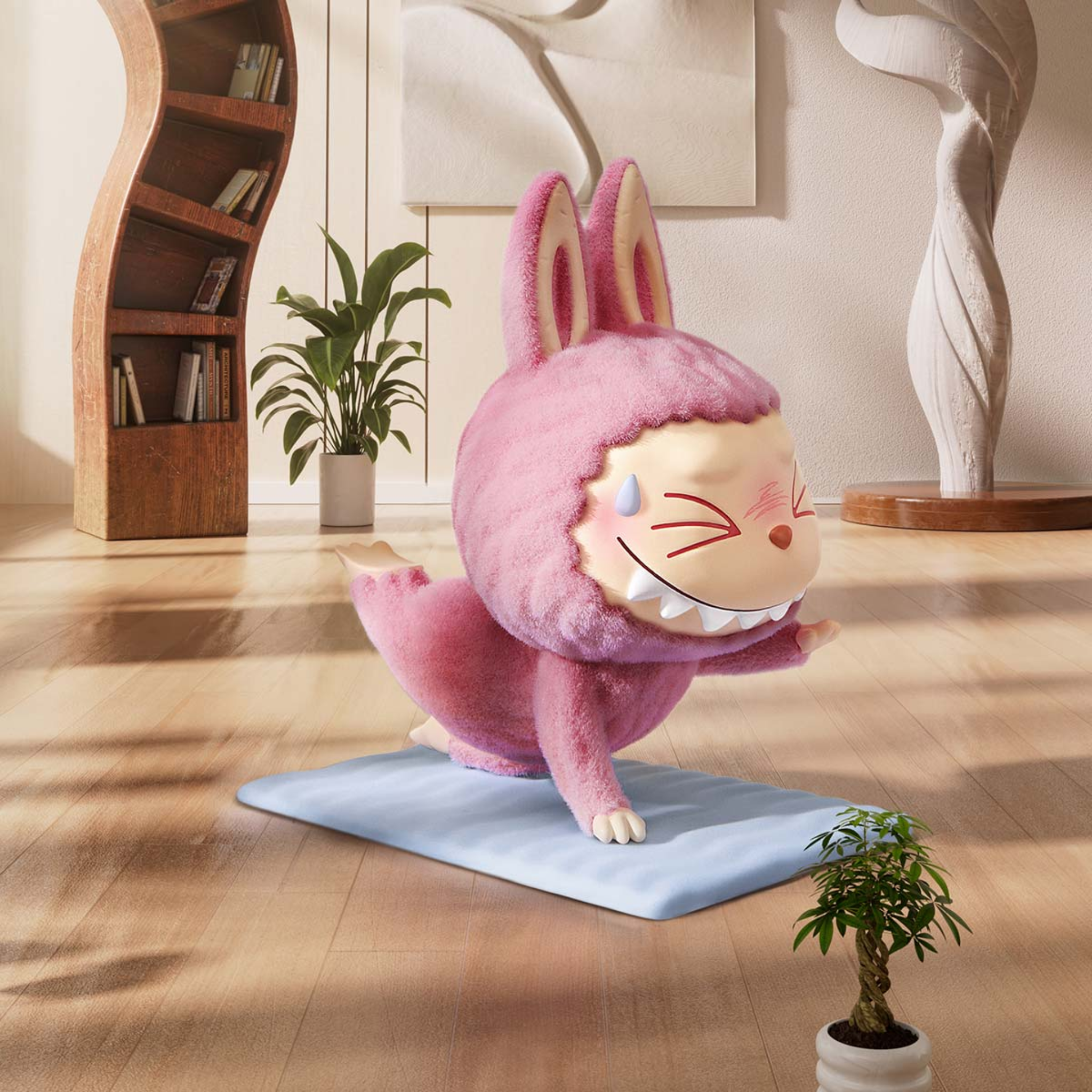 Pop Mart Labubu The Monsters Lazy Yoga Series Figures Sealed Case (BLINDBOX)