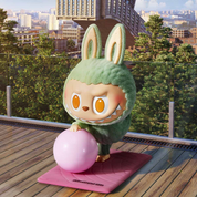 Pop Mart Labubu The Monsters Lazy Yoga Series Figures Sealed Case (Zestaw 10 szt.)