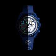 Swatch x Omega Bioceramic Moonswatch Mission To Earthphase Moonshine Snoopy Gold