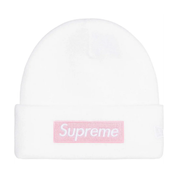 Supreme New Era Box Logo Beanie White (FW25)