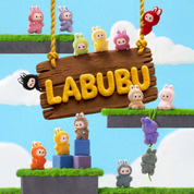 Pop Mart Labubu The Monster Pin for Love (N-Z) Brelok Blind Box (Zestaw 14 szt.)