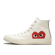 Converse Chuck Taylor All-Star 70s Hi Comme des Garçons PLAY White