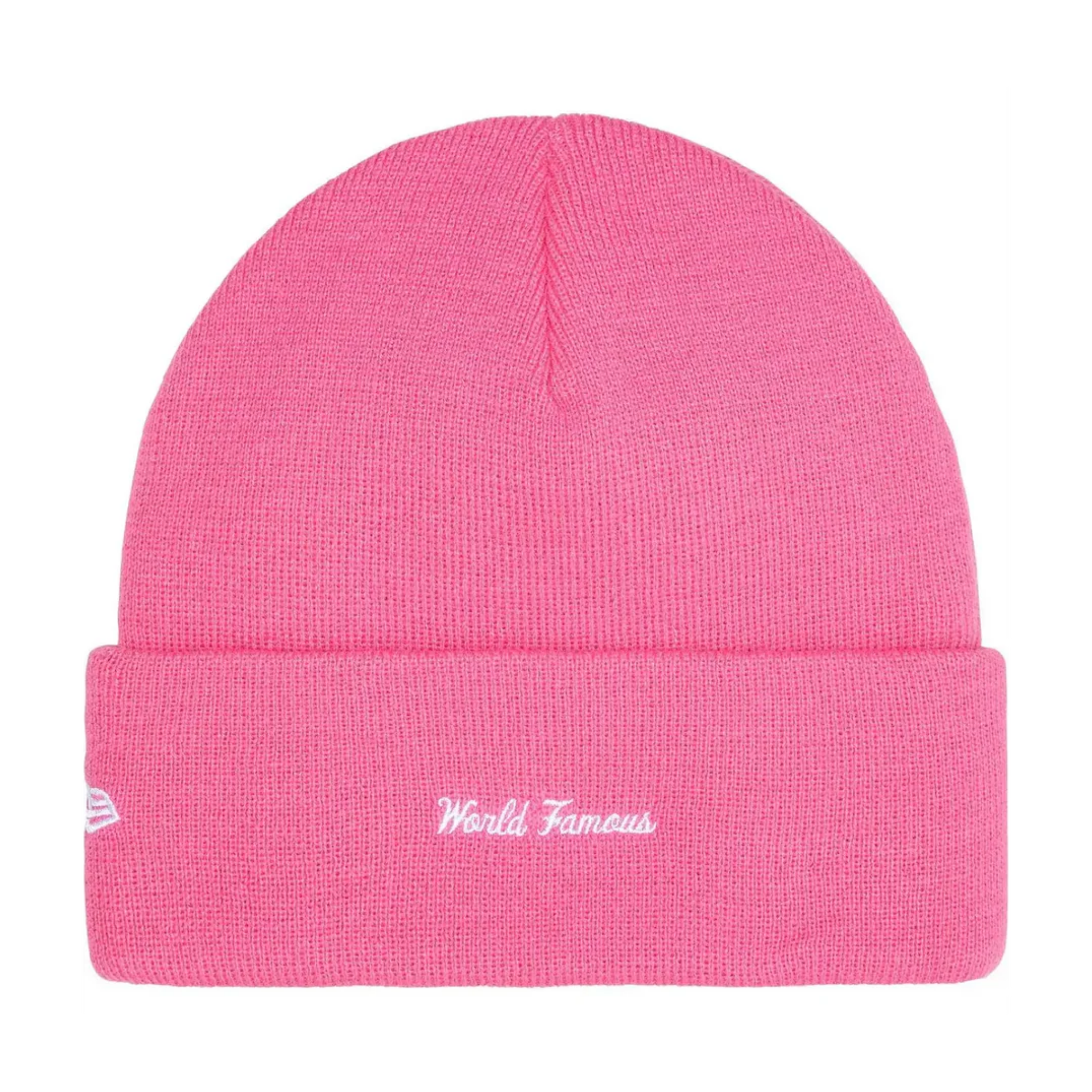 Supreme New Era Box Logo Beanie Magenta (FW25)
