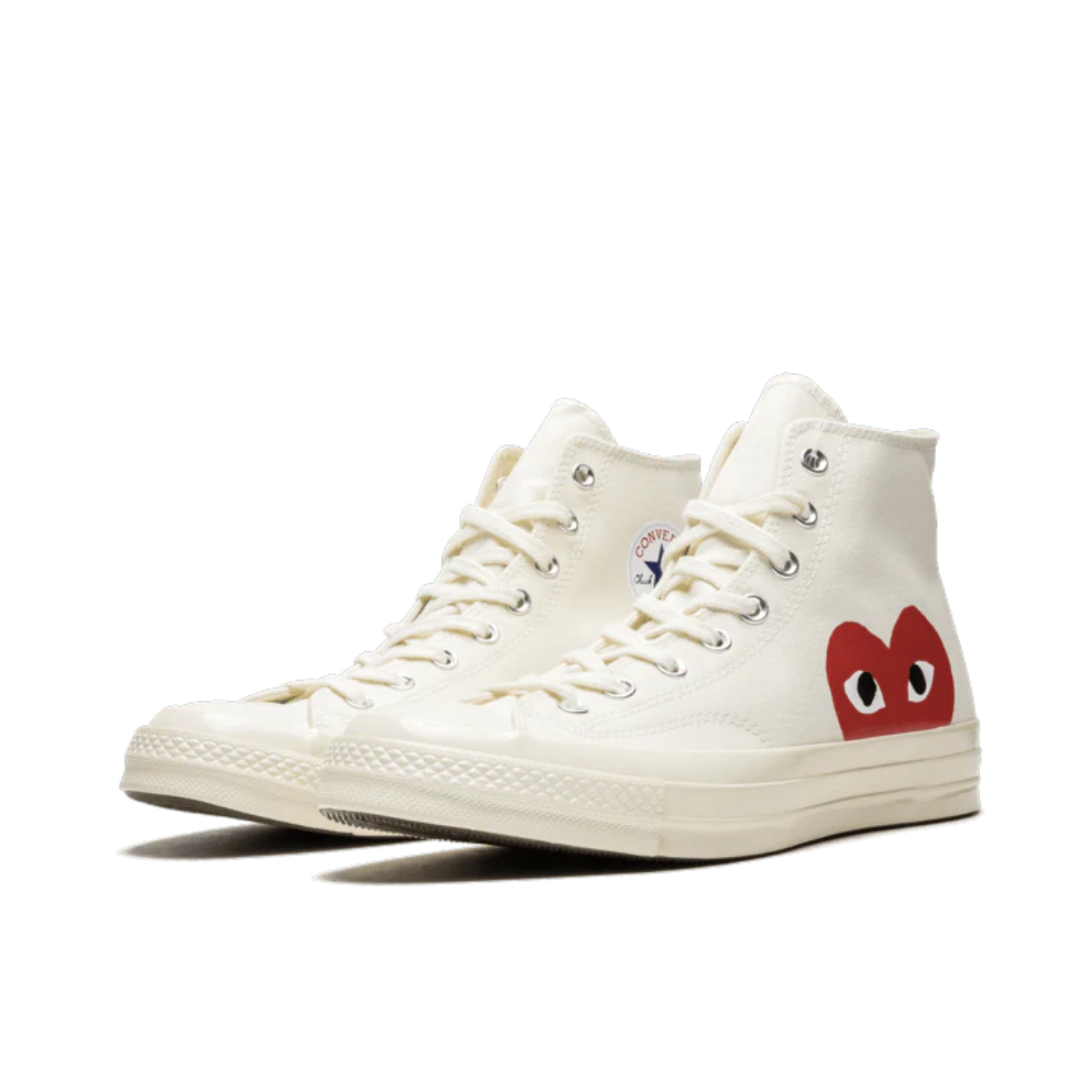 Converse Chuck Taylor All-Star 70s Hi Comme des Garçons PLAY White