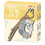 Pop Mart Labubu The Monster Pin for Love Series (A-M) Brelok Blind Box