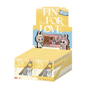 Pop Mart Labubu The Monster Pin for Love Series (A-M) Brelok Blind Box (Zestaw 14 szt.)