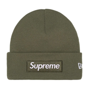 Supreme New Era Box Logo Beanie Light Olive (FW25)