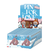 Pop Mart Labubu The Monster Pin for Love Series (N-Z) Brelok Blind Box (Zestaw 14 szt.)